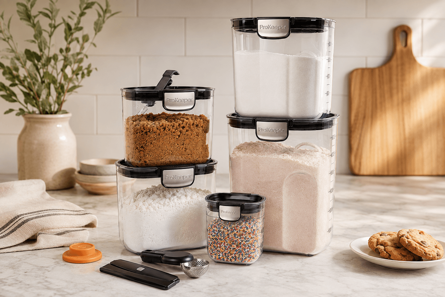 Amazon's Choice ProKeeper+ Baking Storage Set Review | Best Airtight Flour & Sugar Storage Containers
