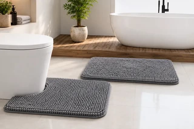 Bathroom Absorbent Chenille Non Slip