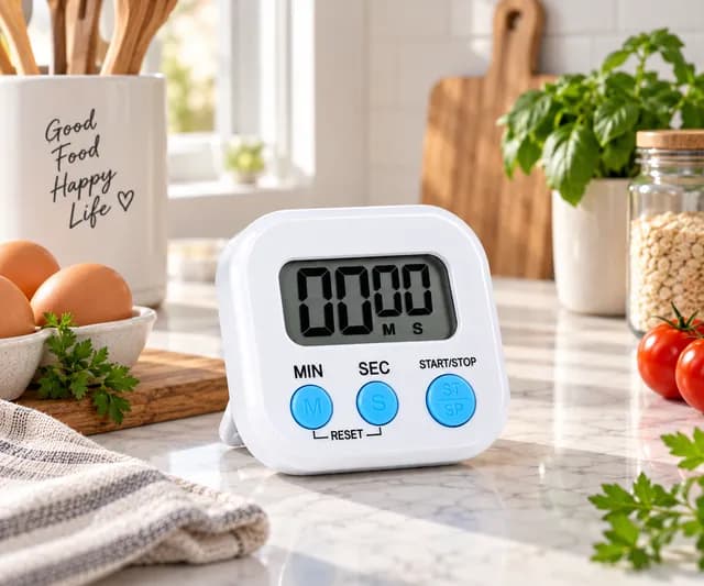 Amazon’s Choice Digital Kitchen Timer with Magnetic Back and Loud Alarm