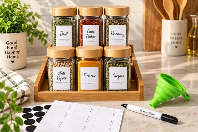 The Ultimate Guide to Waterproof Spice Jar and Pantry Labels