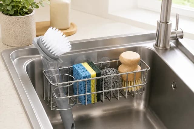 Stainless Steel Sink Organizer: The Easy Way to Keep Your Kitchen Sink Clutter-Free